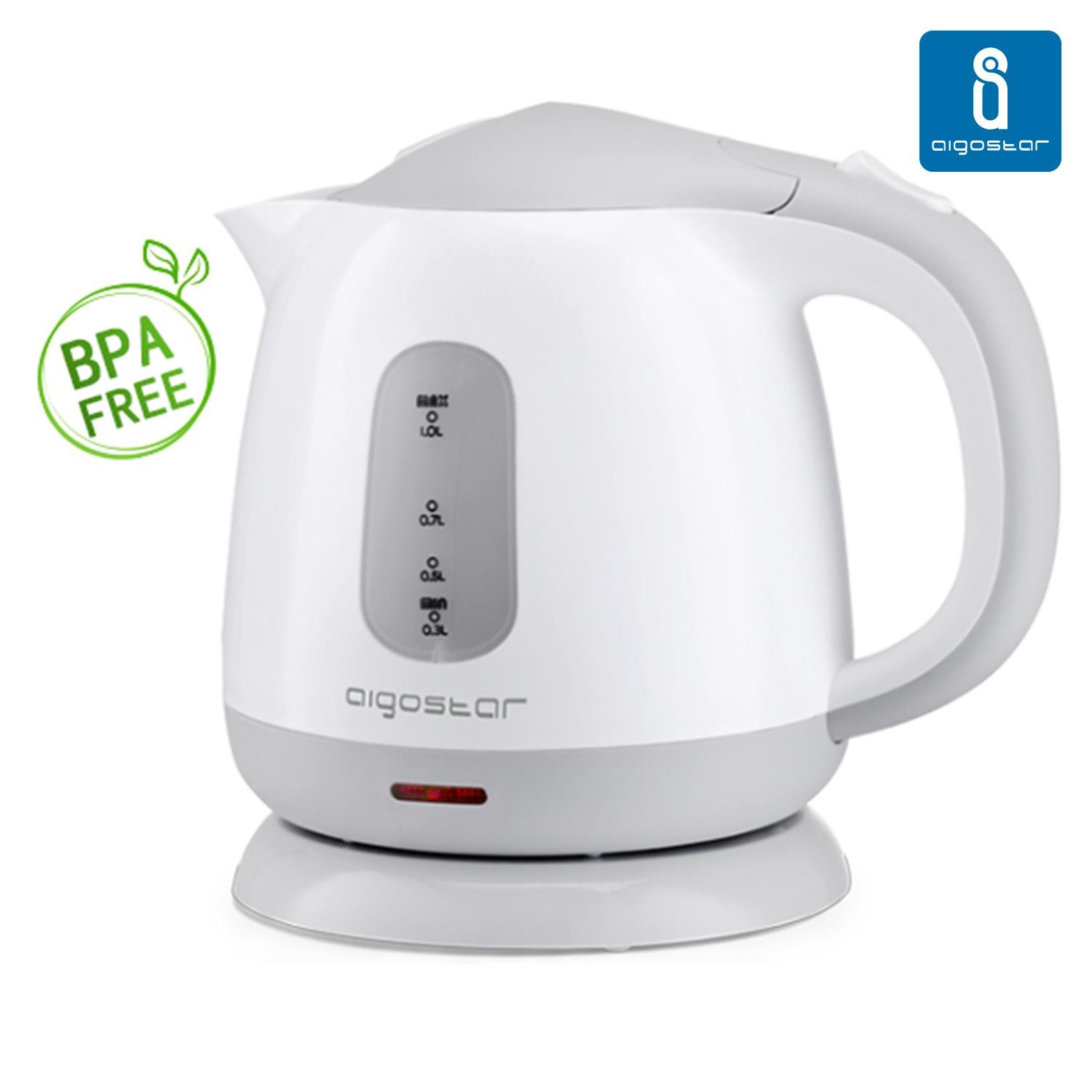 Aigostar Juliet HIO Hervidor de agua compacto de litro de capacidad libre