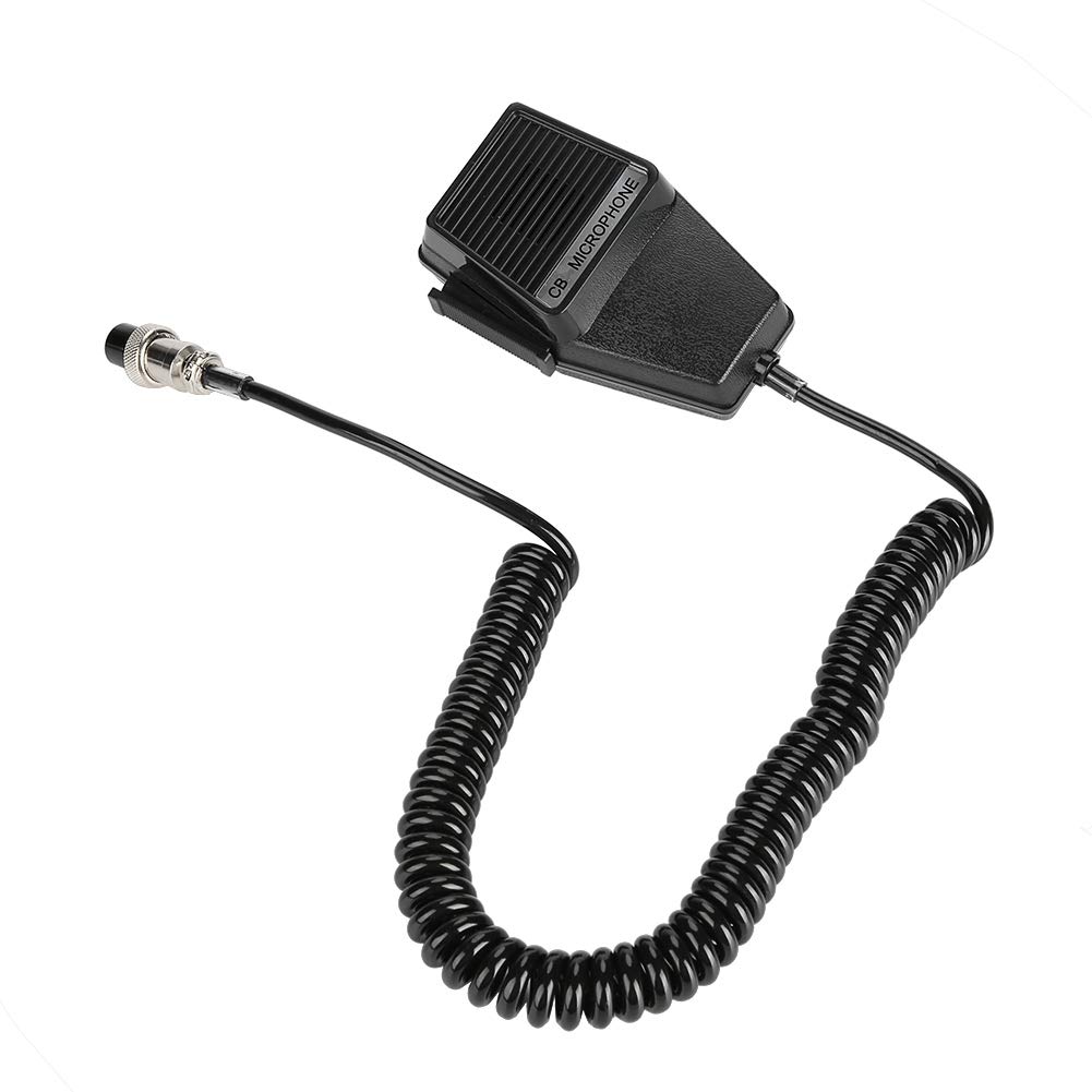 Candeon Mic Microphone CB Radio Speaker Mic Microphone 4 Pin for Car CB Walkie Talkie Transceiver Accessories