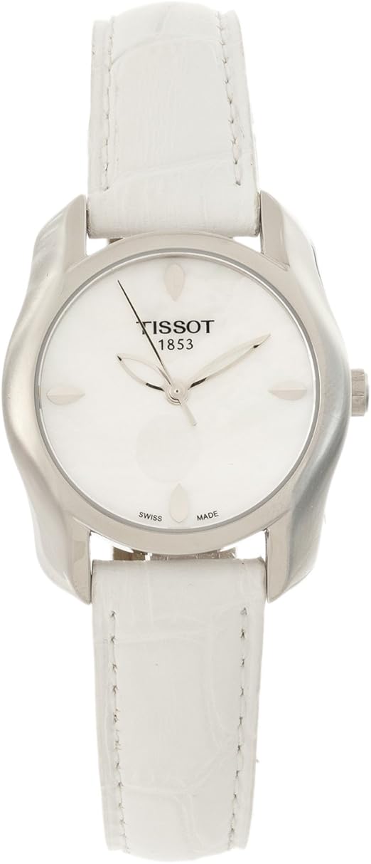 Tissot T-Wave – Correa de Piel Color Blanco analógico Reloj ...