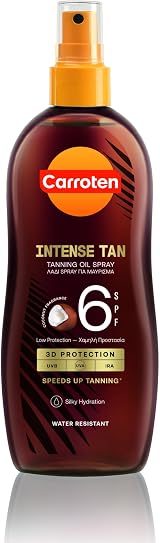 Carroten Intensive Tanning Oil SPF 6 Coconut Fragrance 200ml Accelerator view 1