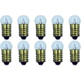 CEC Industries #1447 Bulbs, 18 V, 2.7 W, E10 Base, G-3.5 Shape (Box of 10)