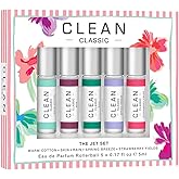 CLEAN CLASSIC Fragrance Discovery Gift Set, Travel Mini Size, Layerable Perfume for Everyday Wear, Long Lasting, Vegan, Phthalate-Free & Paraben-Free