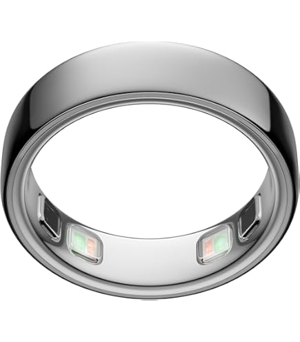 Amazon.com: Oura Ring 4 - Brushed Silver - Size 12 - Sleep