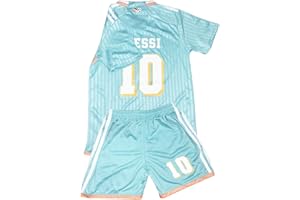 NERYDAS Kids Soccer Jerseys Youths Football Practice Outfits Boys Training Uniforms Athletic T-Shirts- Aqua