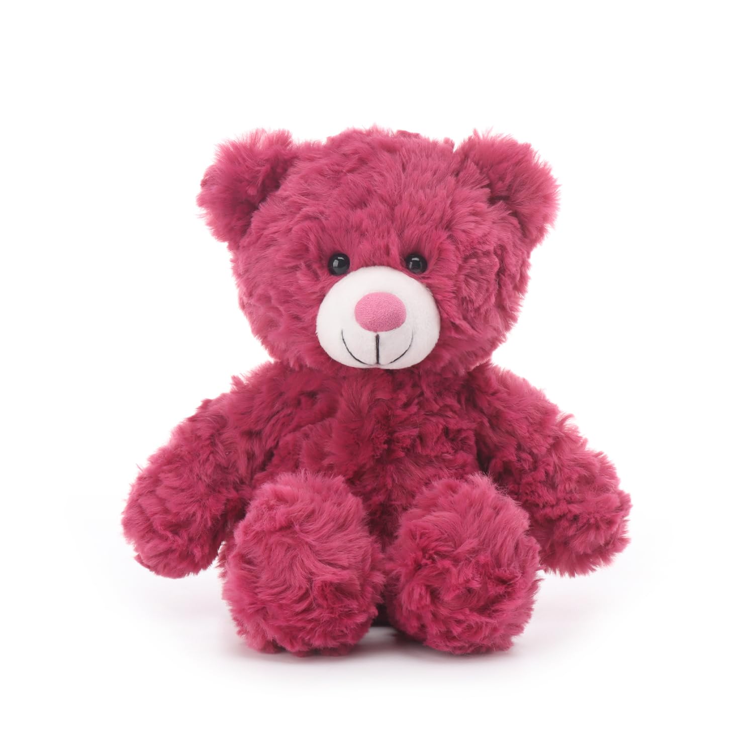 Apricot Lamb Berry Red Flower Bear Plushies Stuffed Animals for Baby Girl and Boy, Soft Cute Plush Toys for Kids, 7.9 Inches β image 1