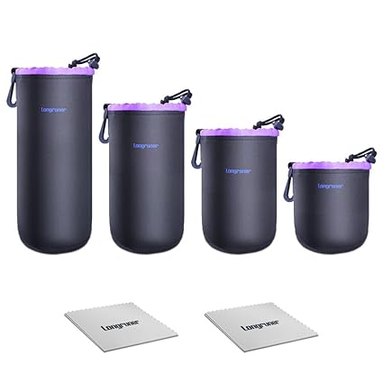 Lente Pouch longruner 4 tamaño cámara cubierta de grosor funda ...