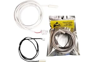 YIPUKIYI RV Air Conditioner Refrigerator Temperature Sensor 2Pcs Universal Replacement Thermistor Freeze Control Sensor Replaces for RV AC RV Refrigerator (10k, -30℃ to +80℃)