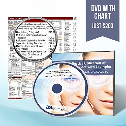 Training DVD - Tips on Effective Utilization of Modifiers for Eye Care with Examples with 2016 Ophthalmology Coding Cheat Sheet - Quick Reference Chart