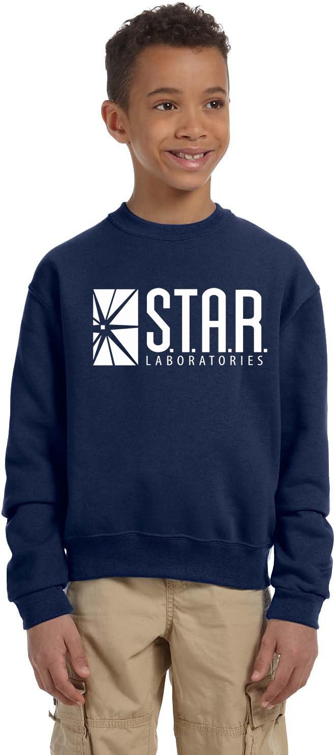 Star Lab Unisex Youth Pullover Crew Neck Sweat Shirt