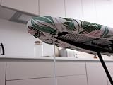 Addis Ironing Board Cover Large 123x39cm Forest Green Leaf Cotton view 5