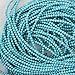 6mm Round Blue Howlite Turquoise Beads Loose Gemstone Beads for Jewelry Making Strand 15 Inch (1 x Screw Clasp Included)