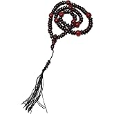 Muslim Prayer Beads AMN-455 Brown Red Color Islam Tasbih 99 Rosary Zikre Misbaha Beads Islamic Religion Eid Ramadan Gift