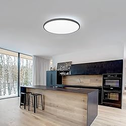 Becailyer Dimmable LED Ceiling Light, Modern Linear