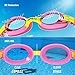 COPOZZ Kids Swimming Goggles, Child (Age 4-12) Waterproof Swim Goggles with Clear Vision Anti Fog UV Protection No Leak Soft Silicone Frame and Strap for Kid Boys Girls and Early Teens