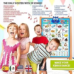 Bilingual Talking Alphabet Poster for Toddlers