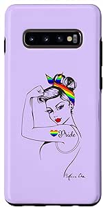 Amazon Com Galaxy S10 Pride Lgbt Girl Power Modern Rosie Retro Vintage Style Case