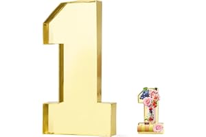 CardoBir 10" Cardboard Numbers - Gold Gift Box Tray for Charcuterie & Decor