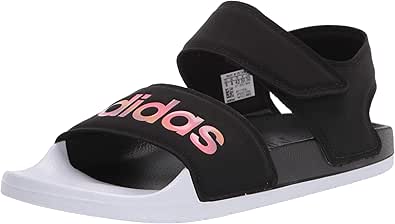 adidas black slides women