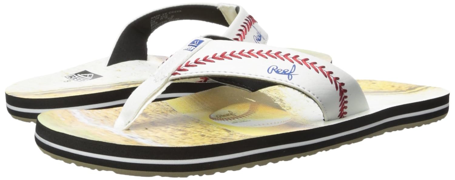 reef baseball flip flops