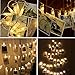 HiSayee Waterproof LED Photo String Lights 20 Photo Clips Battery Powered Fairy Twinkle Lights, Wedding Party Christmas Home Decor Lights for Hanging Photos, Cards and Artwork (7.2 Ft, Warm White)