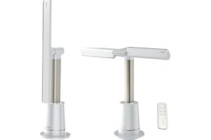 Shark TurboBlade XL Fan—Ultra-customizable bladeless tower fan, pivots, twists, oscillates 180°, circulates and propels air up to 80 feet, 10 noise levels + 10 speeds, easy to clean, White (Renewed)