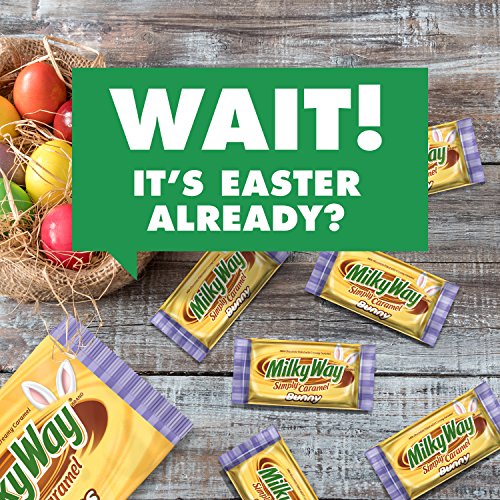 MILKY WAY Simply Caramel Easter Bunny Candy Bar 6.6-Ounce 6-Count Pack