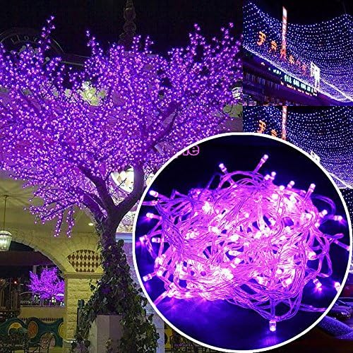 10M 100LED Christmas Wedding Xmas Party Decor Outdoor Fairy String Light Lamp "Color Purple" Set 037