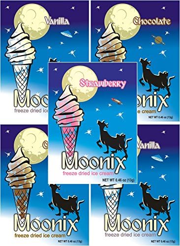 Moonix Freeze Dried Ice Cream VARIETY 25ct (Neapolitan)