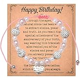 YangQian Happy Birthday Bracelet Gift for Women Men Birthday Bead Bracelet Bday Presents Accessories Birthday Gift Ideas for Her Him