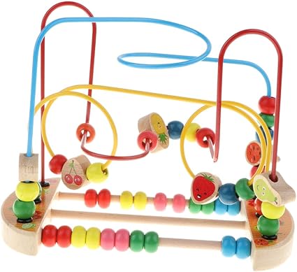 baby toy with sliding beads