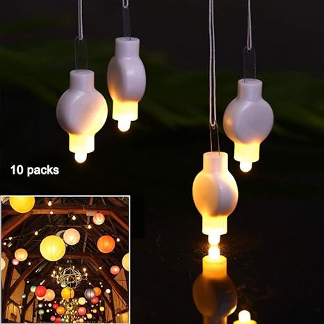 Party lanterns with lights