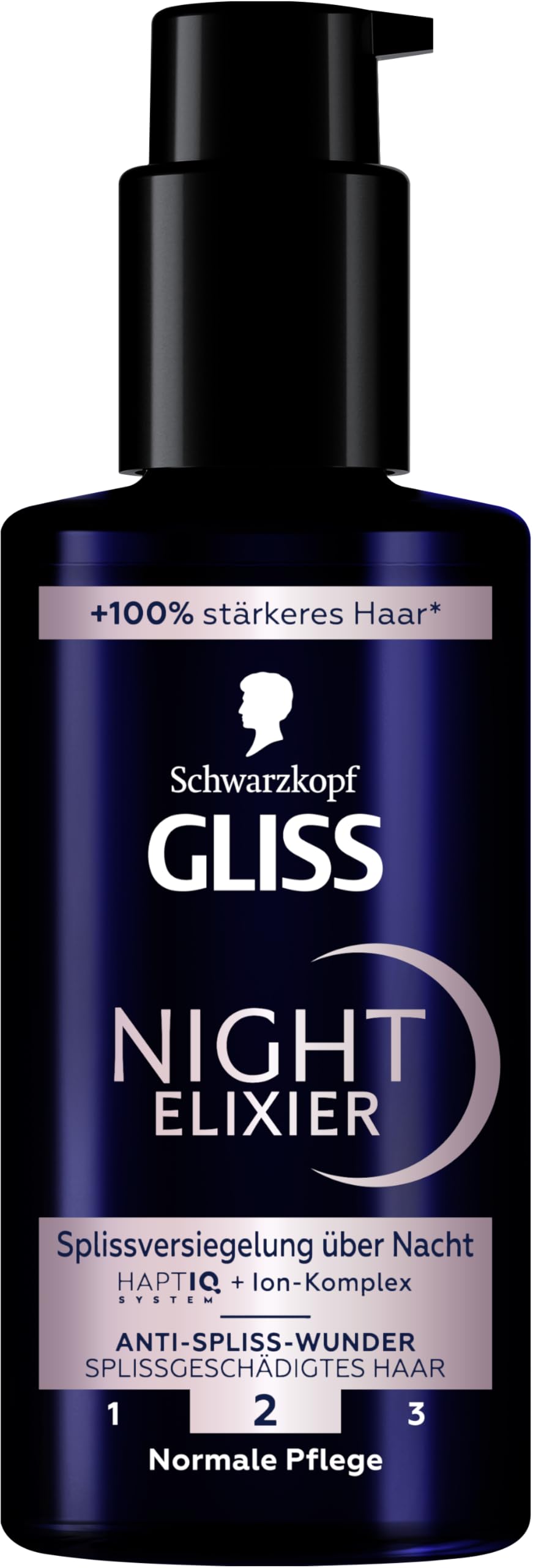 Gliss Night Elixir Anti-Split Ends Miracle (100 ml), Hair Serum Seals Split Ends During Sleep, Hair Care Repairs Hair Long-Lasting