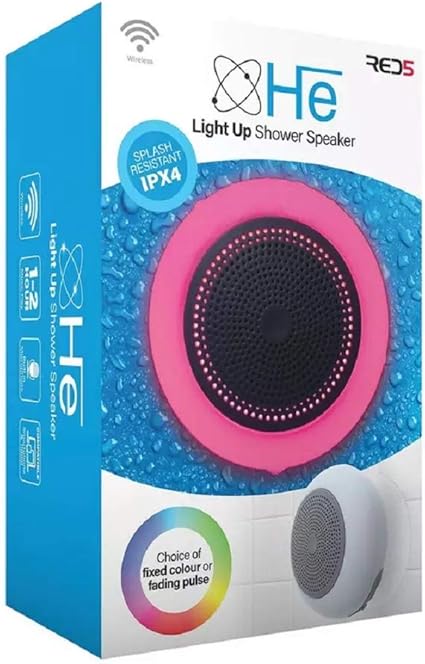 red5 light up shower speaker