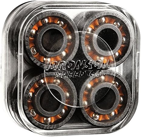 BRONSON Speed Co. - RAW Shieldless Skateboard Bearings (NEW &amp; SEALED) - Set of 8