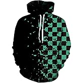 Kasbao Graphic Hoodies for Men Sweatshirts Unisex Mens Hoodies Pullover for Teen Boys 16-18 Cool Designer