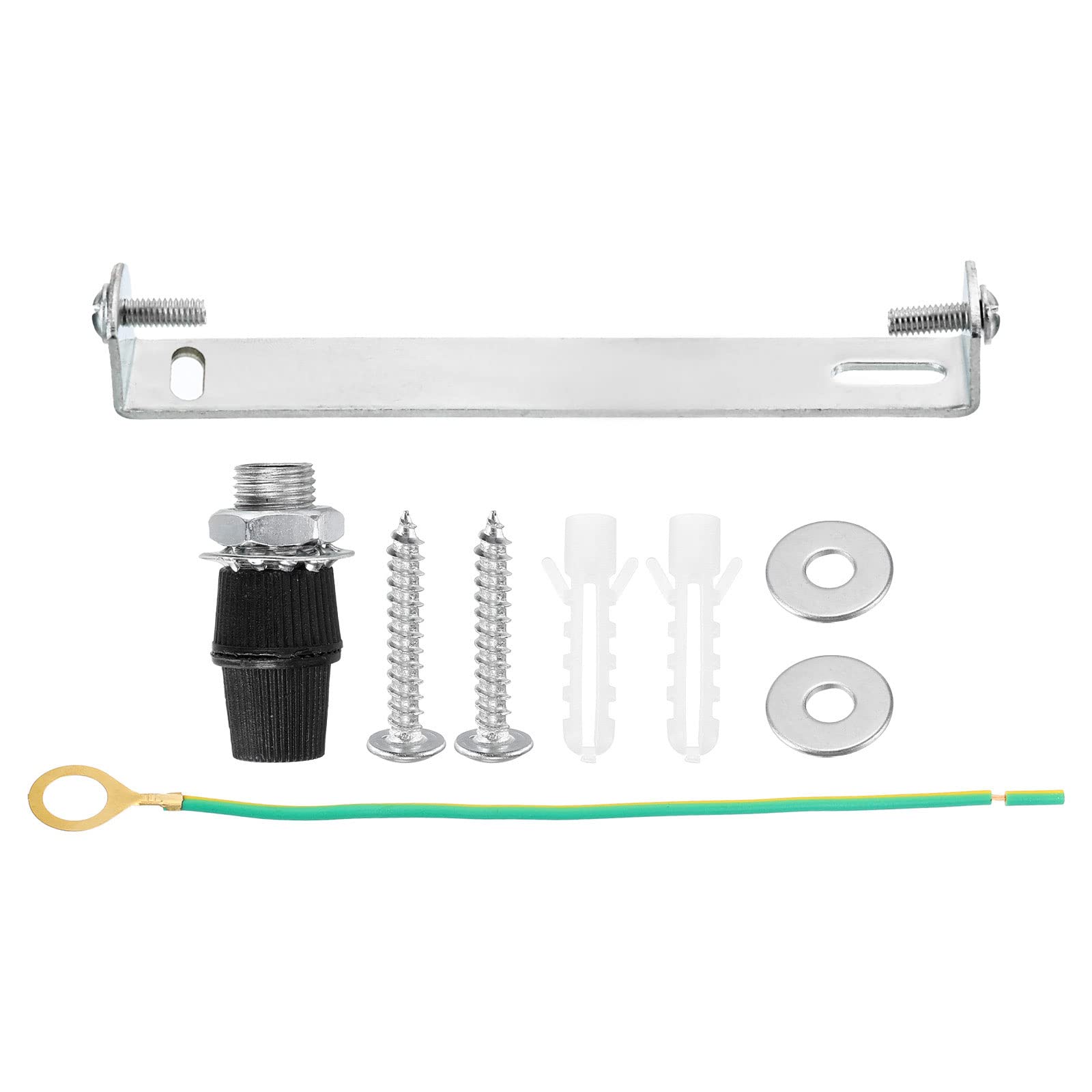 PATIKIL 110mm Ceiling Light Plate Kit, 1 Set Pendant Light Lighting Fixture Mounting Bracket Hardware for Home Office Chandelier