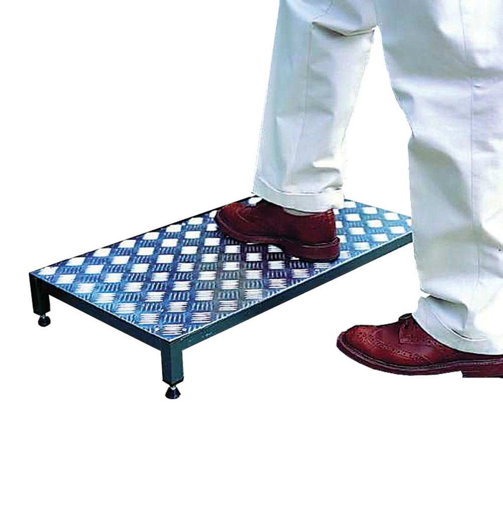 NRS Healthcare Metal Half Step - Standard: 41 cm (16 inch) Width