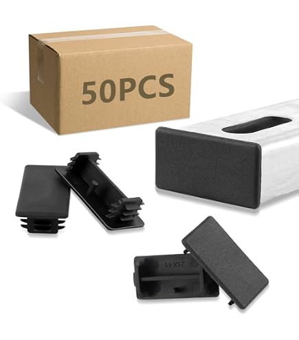 INCREWAY 16PCS 1-5/8 Plastic Strut Channel End Caps, Insert Square End Caps, Protecitive Covers for Profiles, Black Plastic Cap for Protection of Metallic Steel Channel