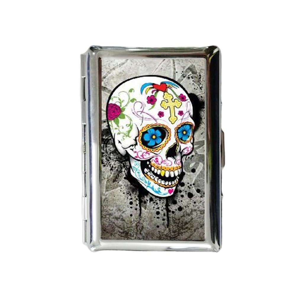 Sugar Skull Custom Cigarettes Case My Sugar Skulls