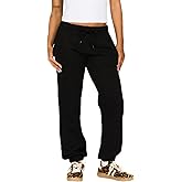 Forever 21 Women's Fleece Joggers - Patch-Detail Sweatpants with Elastic Waistband