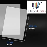 Habercrafts A4 Clear Transparency Film 120µm 10 Sheets Inkjet Compatible view 4