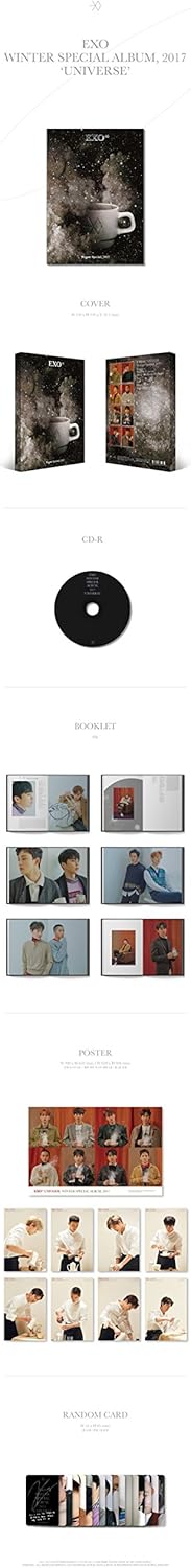 Exo Universe 2017 Winter Special Album Cd Booklet Pre Order Item On Pack K Pop Sealed Exo Amazon Ca Music