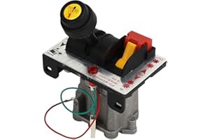 JIAWU Proportional Control Valves with PTO Switch for Dump Truck Hydraulic System, Rising, Intermediate Stopping, Descending And Slow Down Function Tipper Switch, with Warning Light