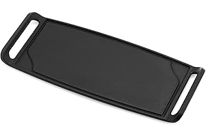 ATGESTORE Upgraded AEB72914211 Griddle Replacement for LG Stove Parts AEB72914204 AEB72914208 LG Gas Range Cast Iron Center Griddle Plate Stove Top Burner Griddle Pan Cooktop Parts 1 Pack