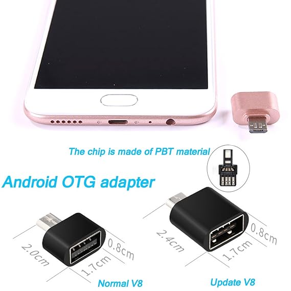 Für Android OTG Adapter micro USB 2.0 der U89 V8 Schnittstelle OTG Konverter Bilder Videos (3 Stück)