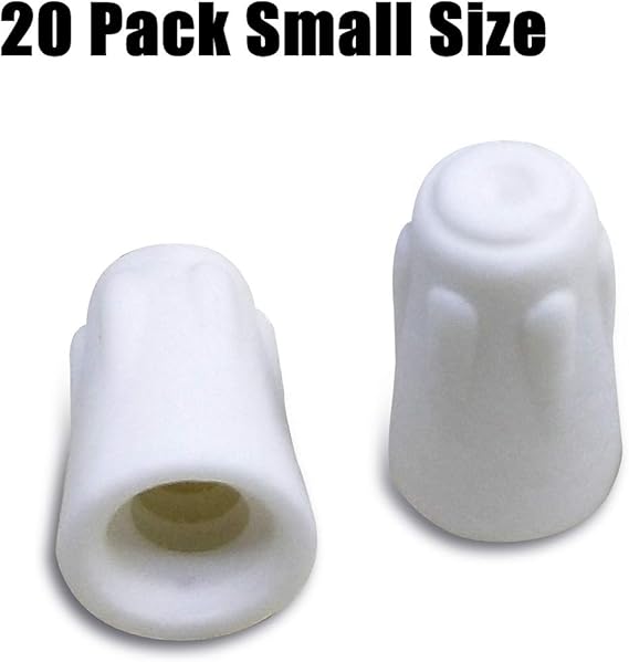 20 Pack Small Ceramic Wire Connector, Small Size 2214 AWG