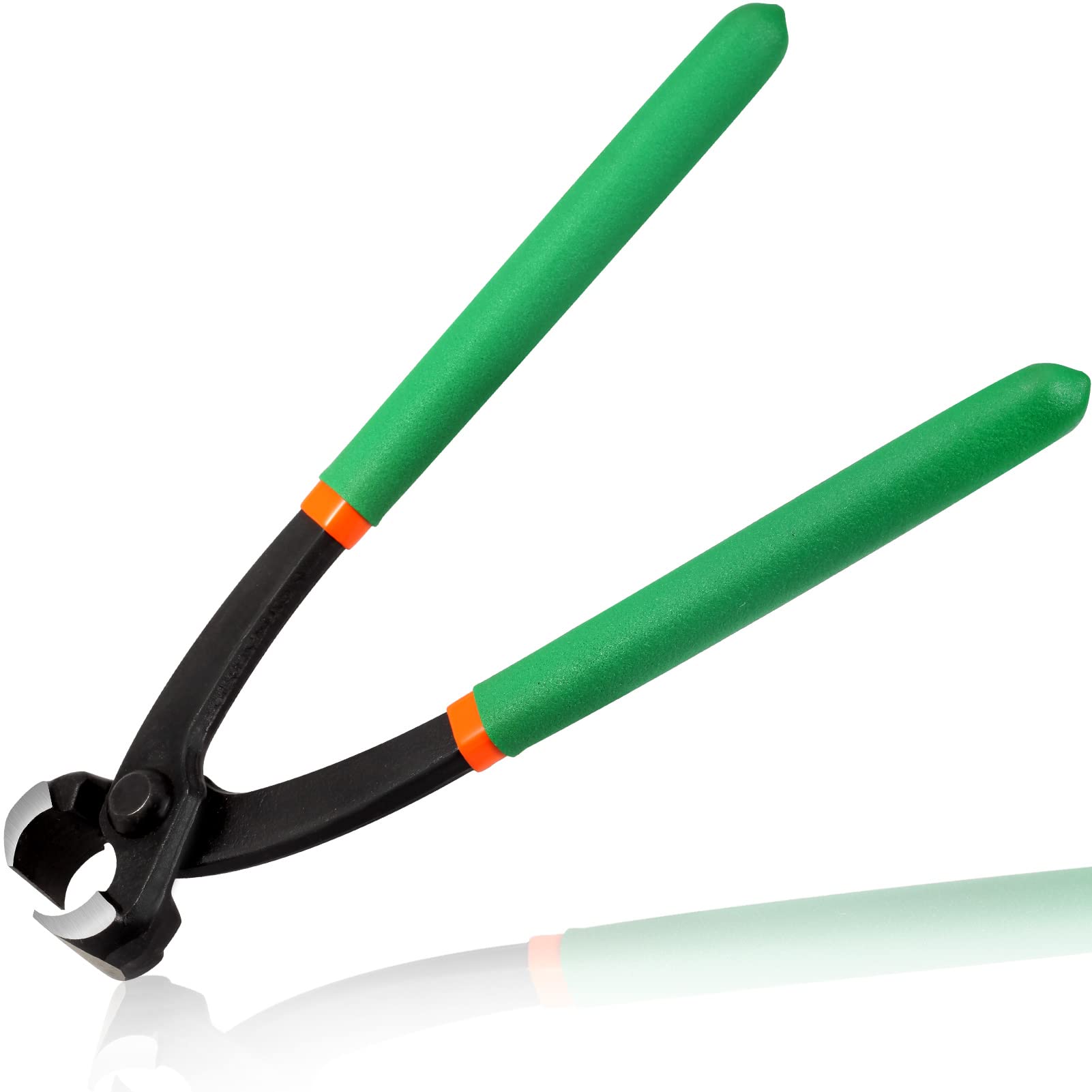 LEONTOOL 9 Inch Ear Clamp Pliers Front Jaw Pinch Clamp Pliers Single Ear Hose Clamps Pliers Nail Puller Pinch Clamp Tool for Securing Pipe Hoses and Automotive Use