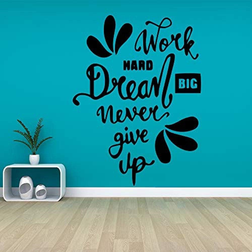 Funny Never give up Cartoon Wall Decals Mural Art DIY Poster Children Stickers Art Decals