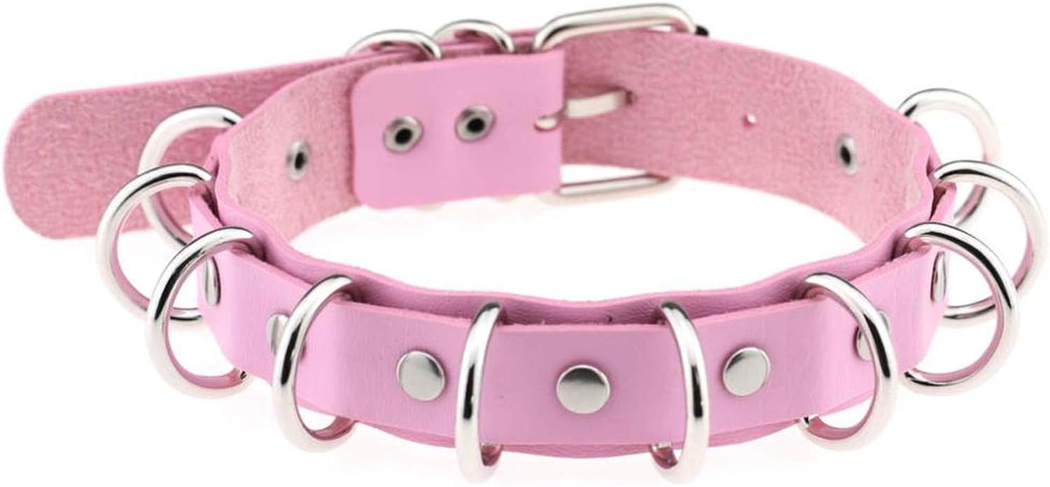 Sexy Women Girls Harajuku Anime Necklaces ORound Goth Choker Collar