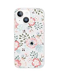 SCORPIFY for iPhone 15 Case with Pink White Rose